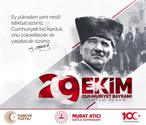 Cumhuriyet Bayramımızın 100. Yılı, Türkiye Yüzyılı Kutlu Olsun.
